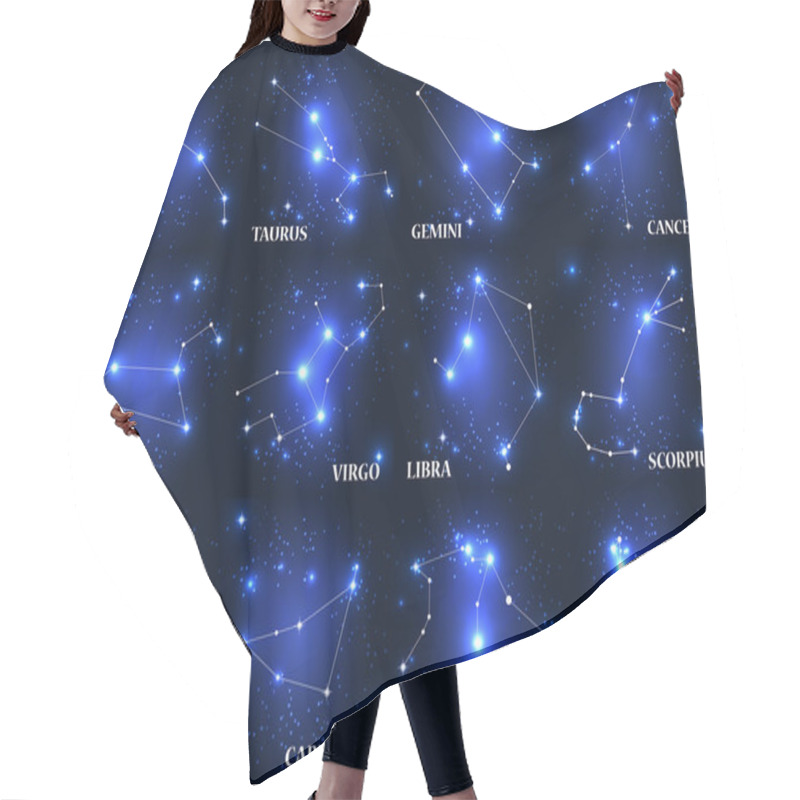 Personality  Set Of Zodiac Signs Hair Cutting Cape