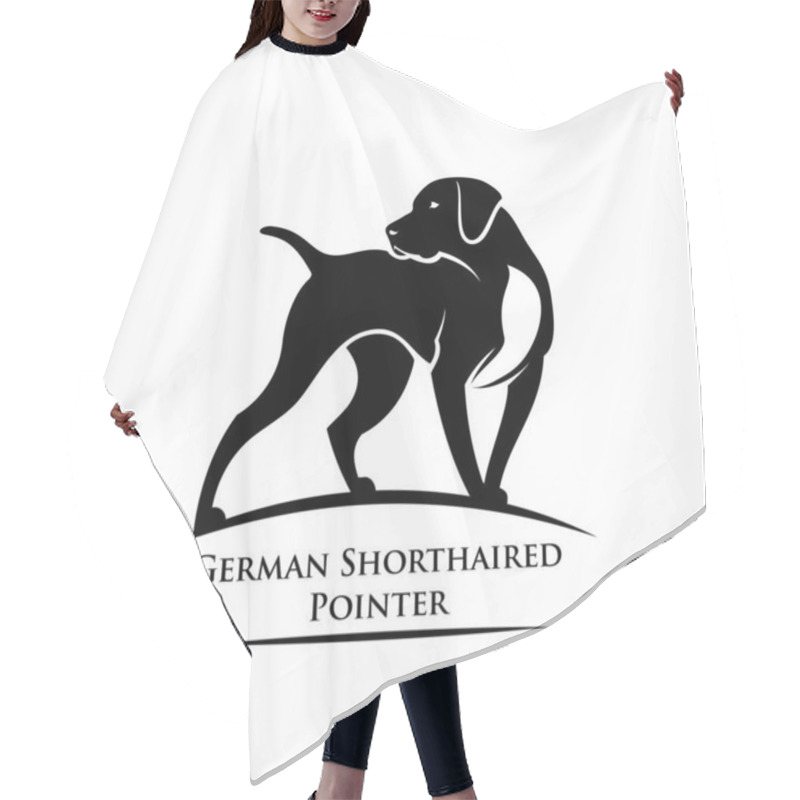 Personality  German Shorthaired Pointer, Isolated Vector Illustration Hair Cutting Cape