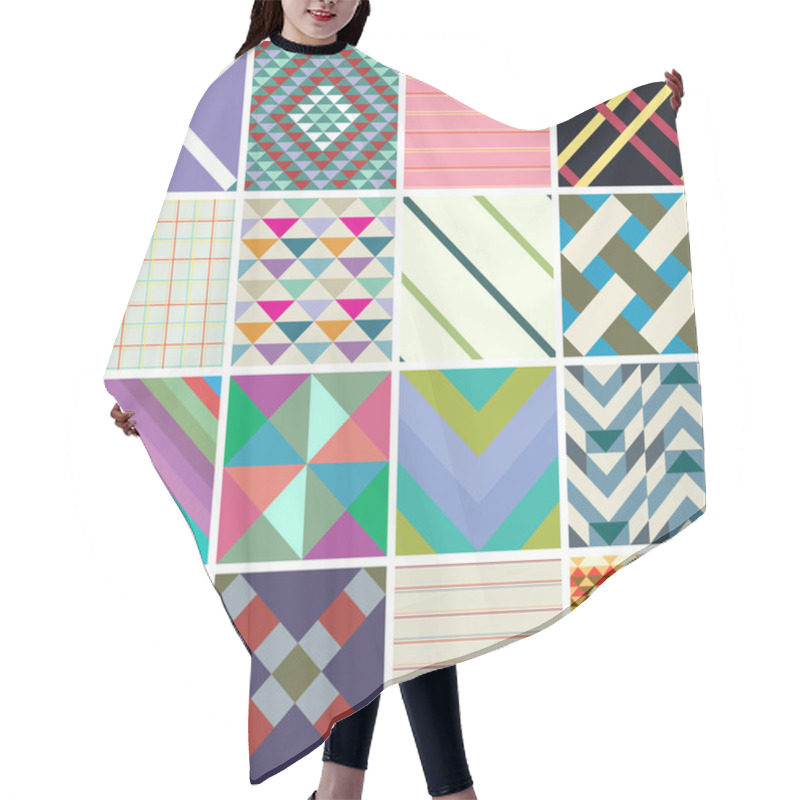 Personality  Seamless Patterns Hair Cutting Cape