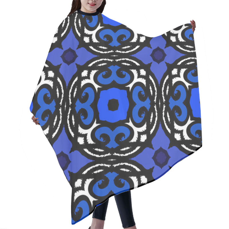 Personality  Vector Ethnic Pattern With Turkish Motifs Hair Cutting Cape