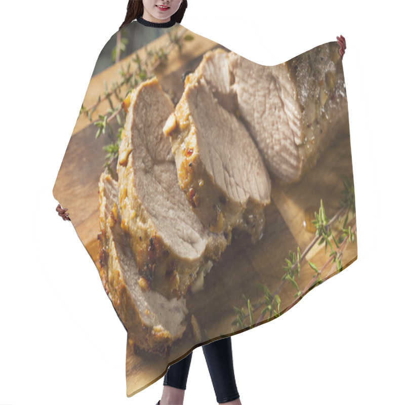 Personality  Homemade Hot Pork Tenderloin Hair Cutting Cape