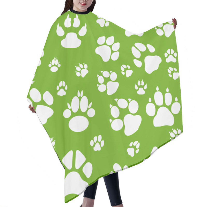 Personality  Cats, Dogs And Other Pet Footprints Hair Cutting Cape