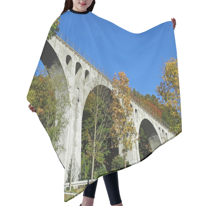 Personality  Willingen Viaduct (Sauerland / Germany) Hair Cutting Cape