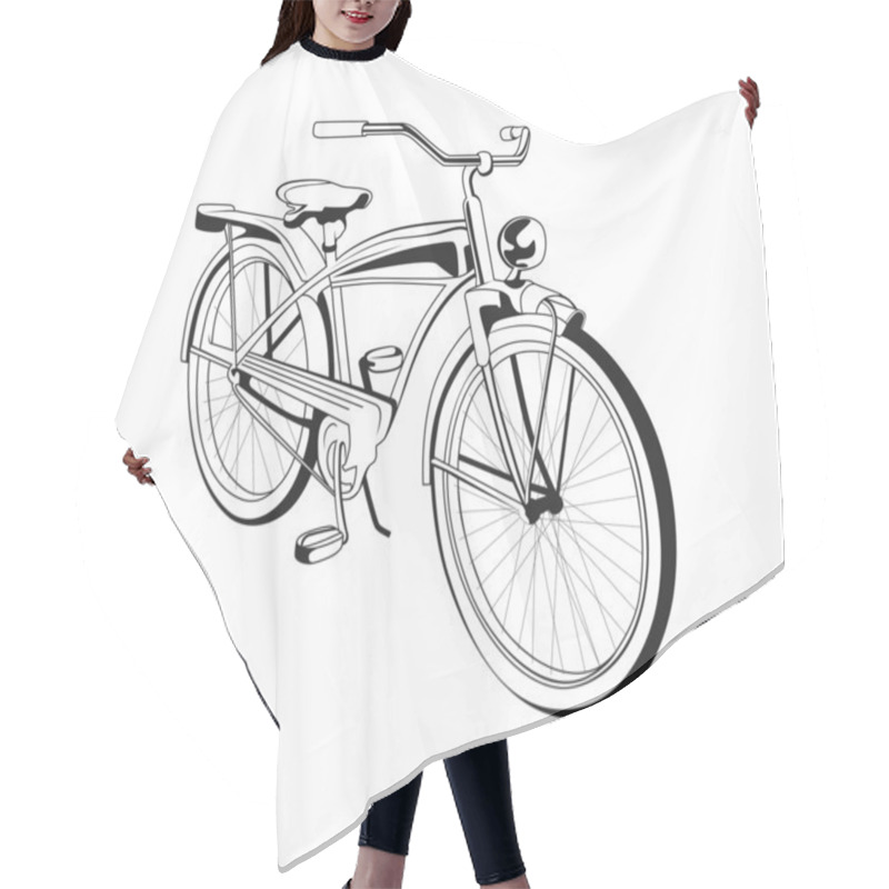 Personality  Bicycle Hair Cutting Cape