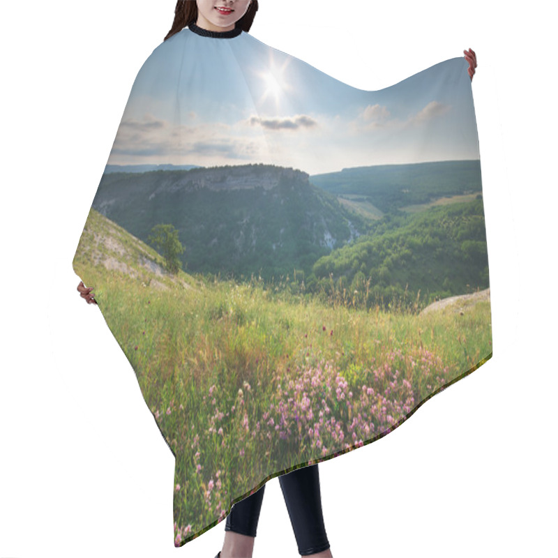 Personality  Mountain Landscape Hair Cutting Cape