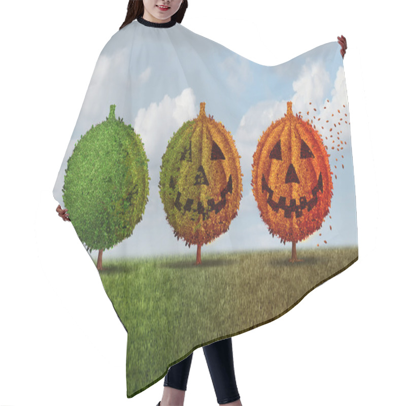 Personality  Halloween Season Symbol Hair Cutting Cape