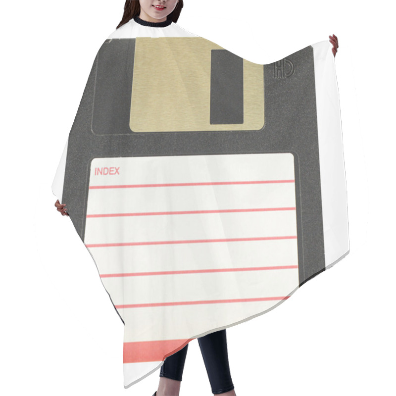 Personality  3.5'' Inch Floppy Disk Hair Cutting Cape