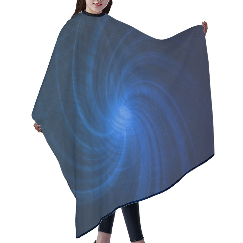 Personality  Abstract Vortex Background Texture In Soft Lines Hair Cutting Cape