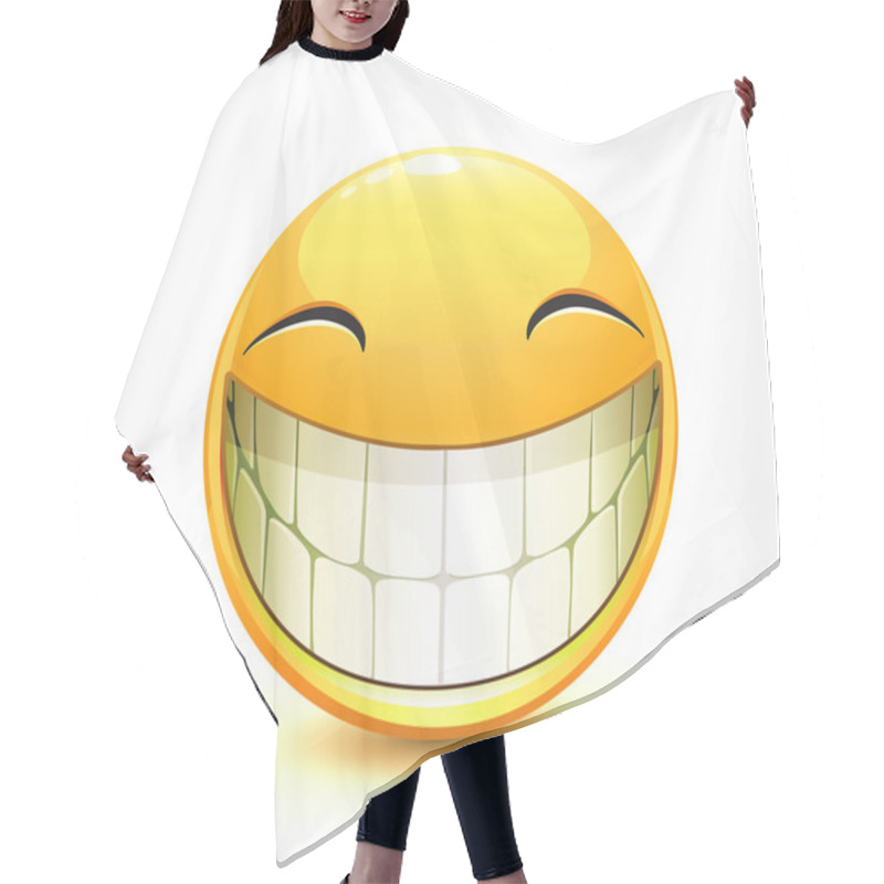 Personality  Emoticon Hair Cutting Cape