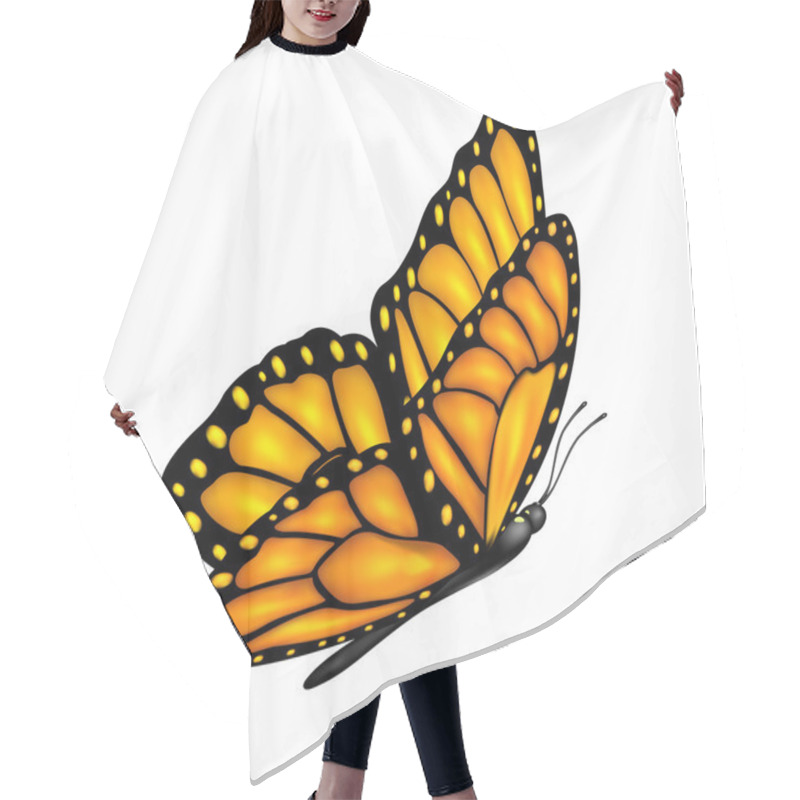 Personality  Flying Butterfly Hair Cutting Cape