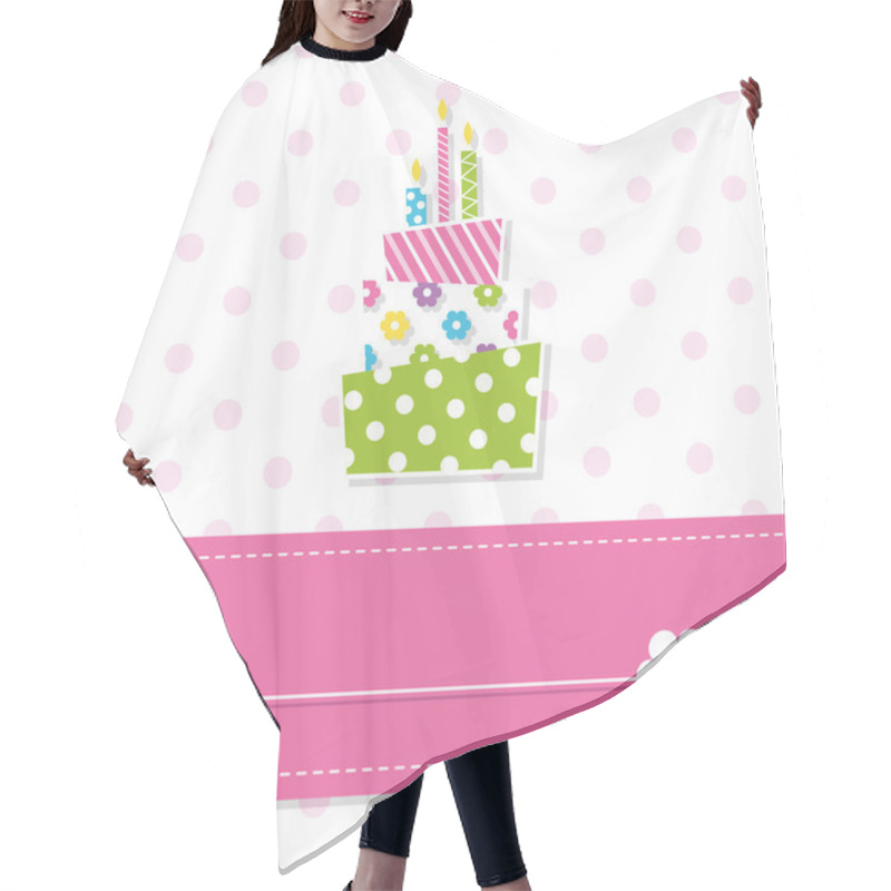 Personality  Baby Girl Birthday Cake Hair Cutting Cape