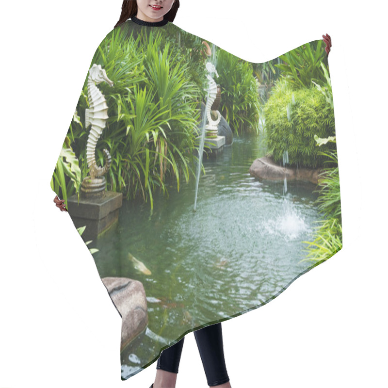 Personality  Tropical Zen Garden Hair Cutting Cape