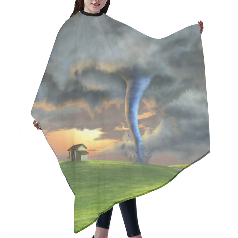 Personality  Tornado Hair Cutting Cape