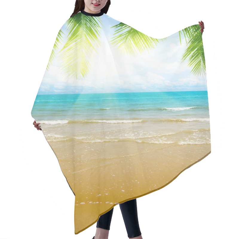 Personality  Sand And Ocean Hair Cutting Cape