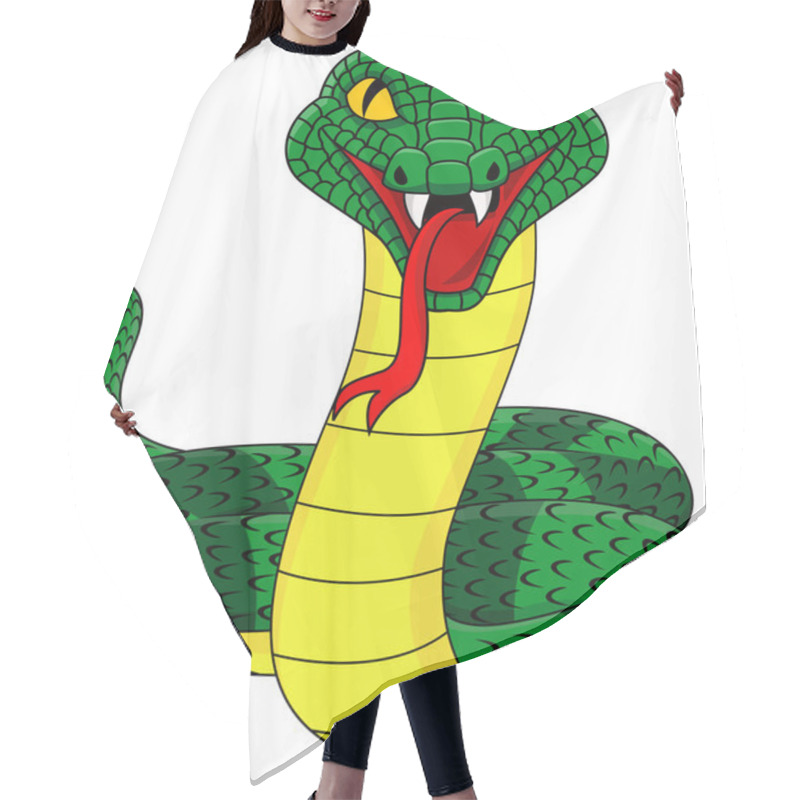 Personality  Angry Snake Hair Cutting Cape