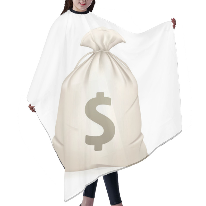 Personality  Money Bag, Vector Hair Cutting Cape