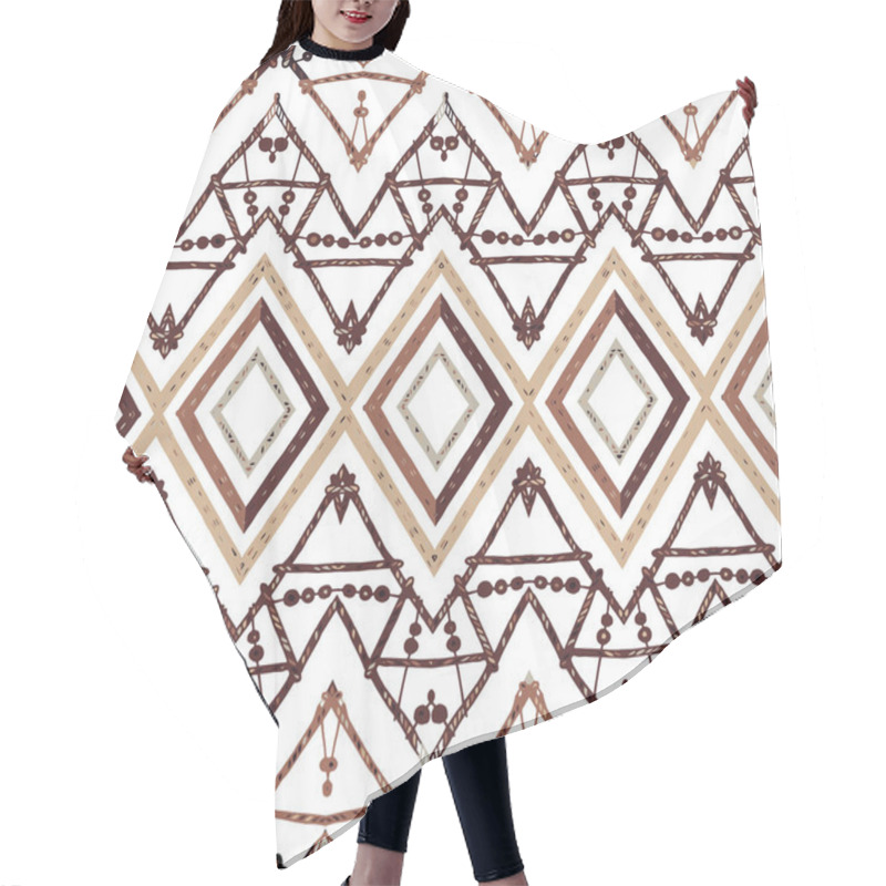 Personality  Geometric Decorative Seamless Pattern Hair Cutting Cape