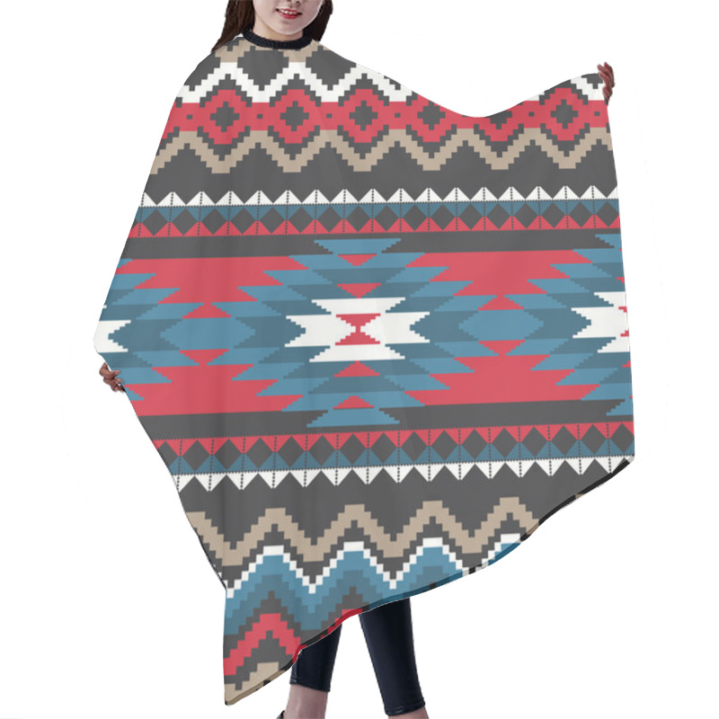 Personality  Folk Ornamental Pattern Hair Cutting Cape