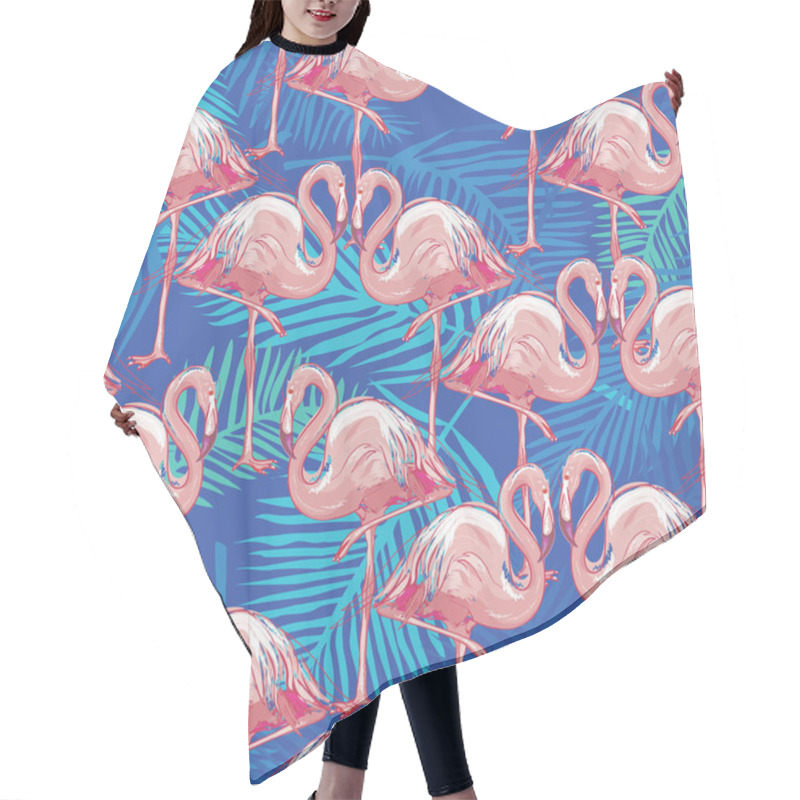 Personality  Flamingo, Bird, Vector, Illustration Hair Cutting Cape