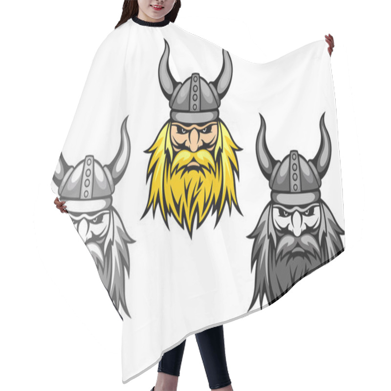 Personality  Agressive Viking Warriors Hair Cutting Cape