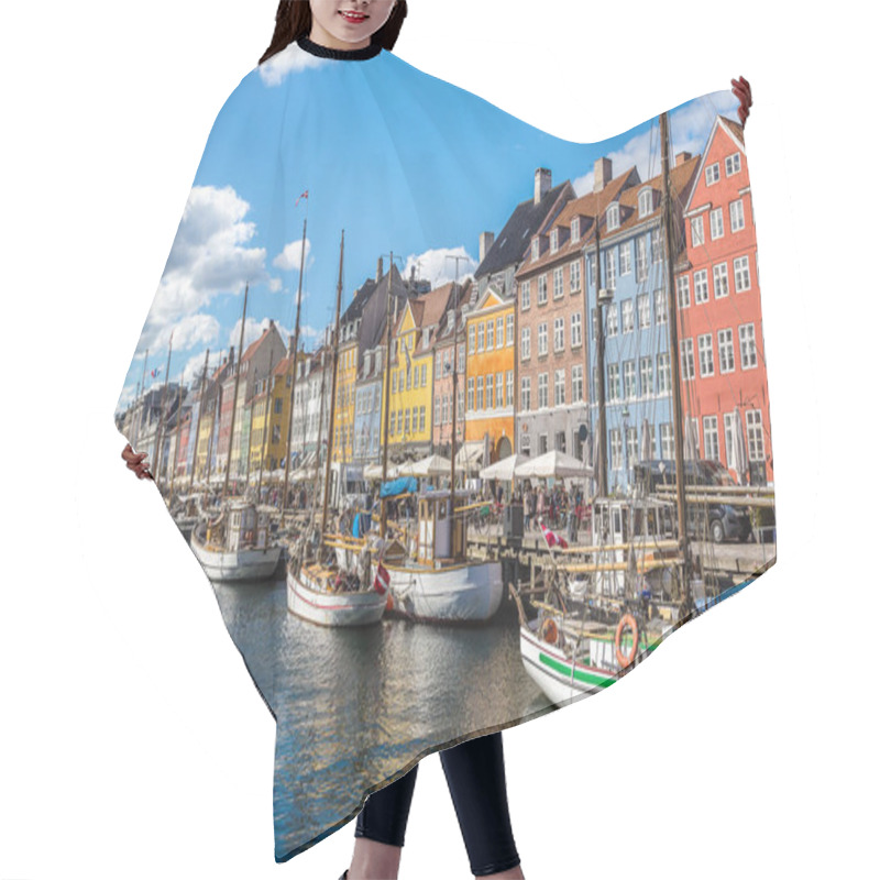 Personality  Nyhavn District  In Copenhagen Hair Cutting Cape