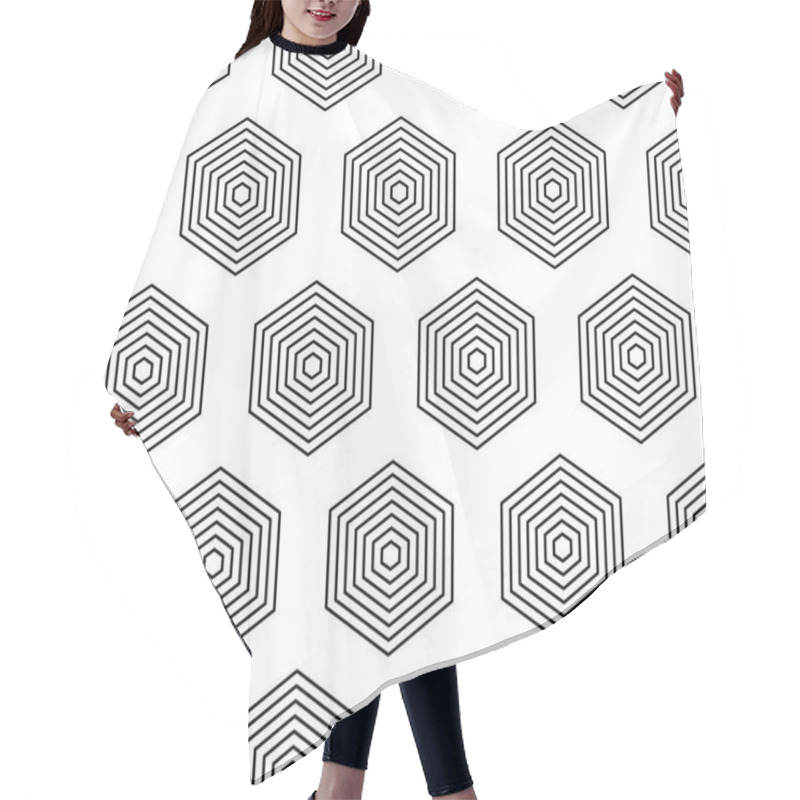 Personality  Vector Seamless Geometric Pattern. Classic Chinese Ancient Fully Editable Ornament Hair Cutting Cape