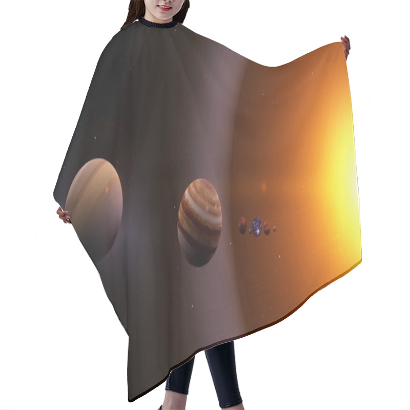 Personality  Planets Hair Cutting Cape