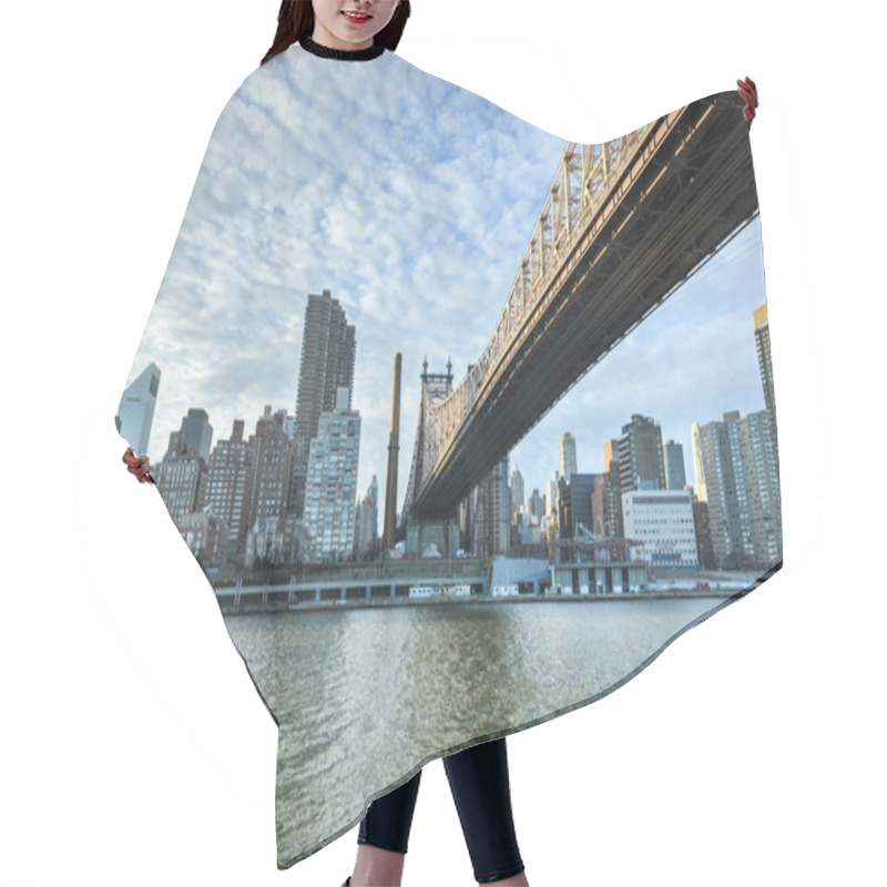 Personality  Roosevelt Island And Queensboro Bridge, Manhattan, New York Hair Cutting Cape