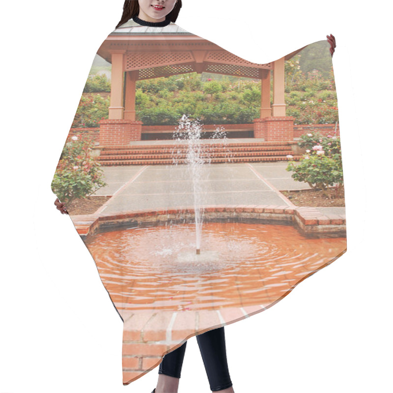 Personality  Rose Garden Gazebo Hair Cutting Cape