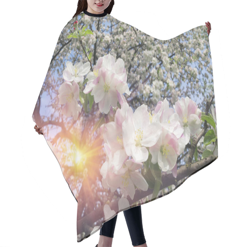 Personality  Gentle Apple Blossoms Hair Cutting Cape