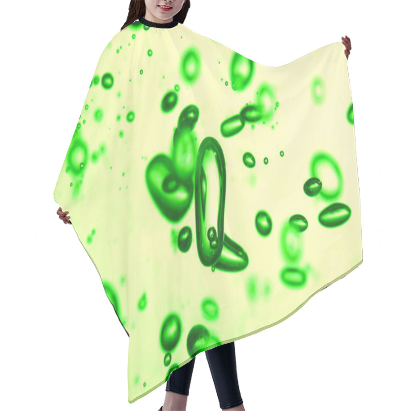 Personality  Virus Cells Texture Hair Cutting Cape