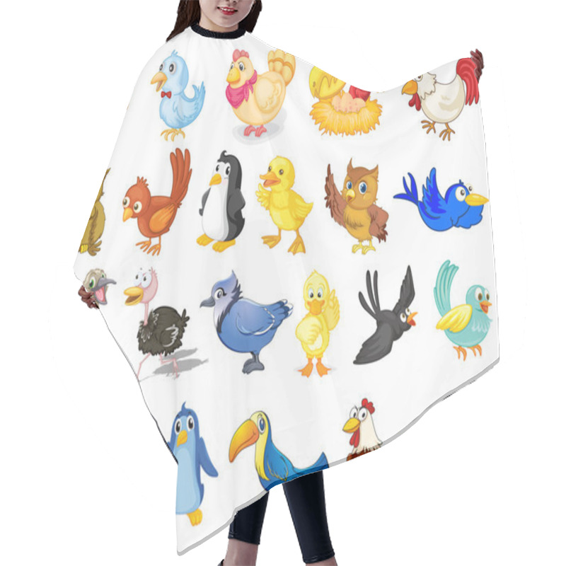 Personality  Birds Hair Cutting Cape