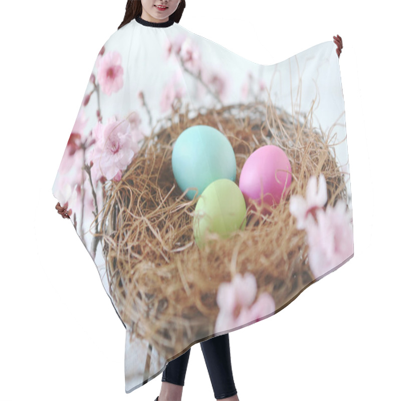 Personality  Easter Holiday Themed Still Life Scene In Natural Light Hair Cutting Cape