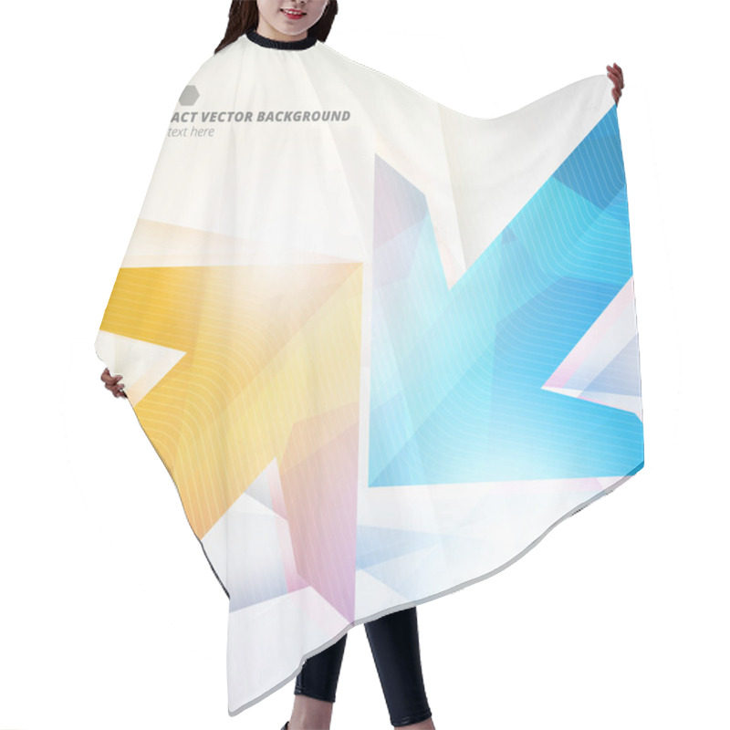 Personality  Arrows Abstract Geometric Vector Background  Hair Cutting Cape