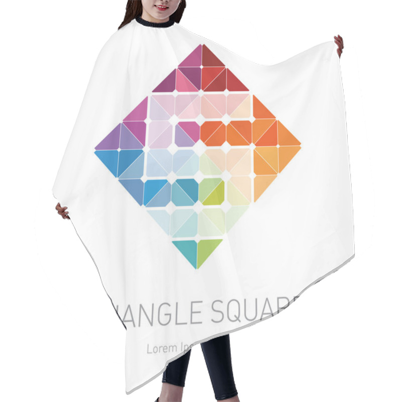 Personality  Low Poly Logo S Hair Cutting Cape