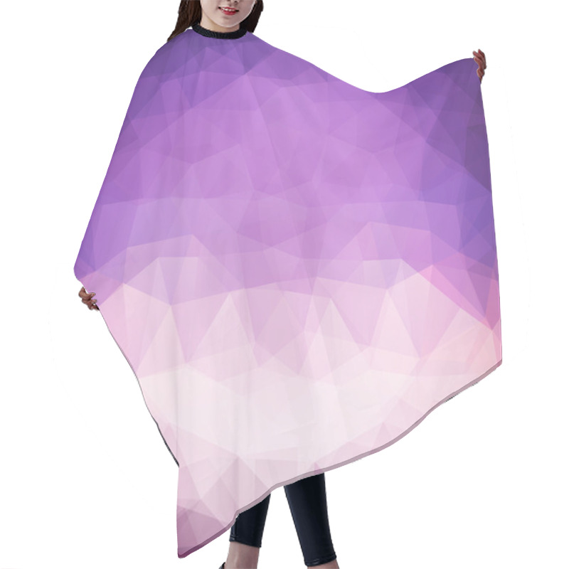 Personality  Purple Background Hair Cutting Cape