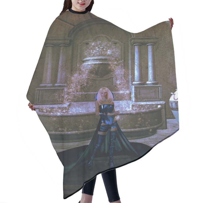 Personality  Blue Mage Hair Cutting Cape