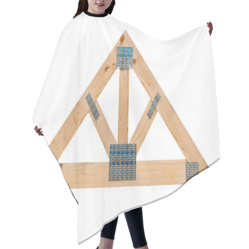 Personality  Roof Truss Isolated Hair Cutting Cape