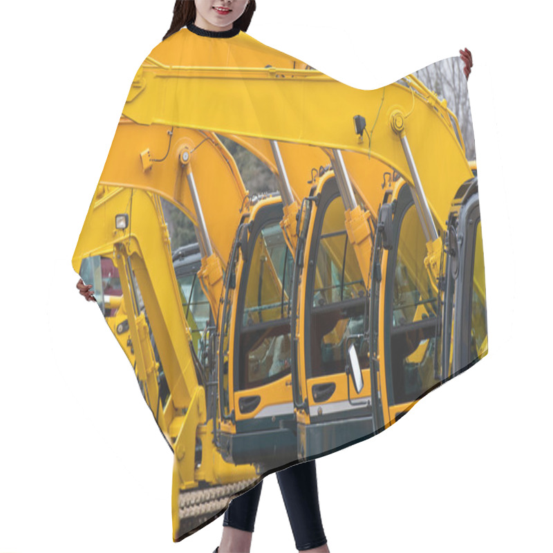 Personality  Excavators Hair Cutting Cape