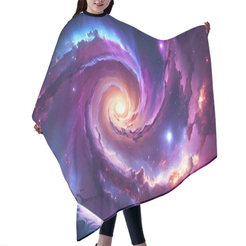 Personality  Deep Space Star Field. Universe With Stars And Galaxies. Elements Of This Image Furnished By Nasa Hair Cutting Cape