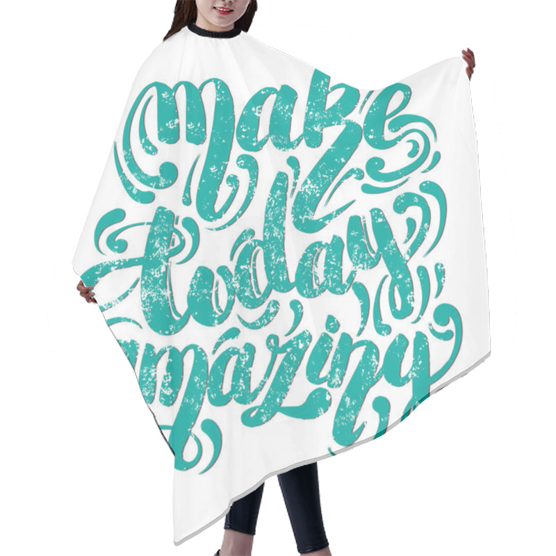 Personality  Quote Typographical Background Hair Cutting Cape