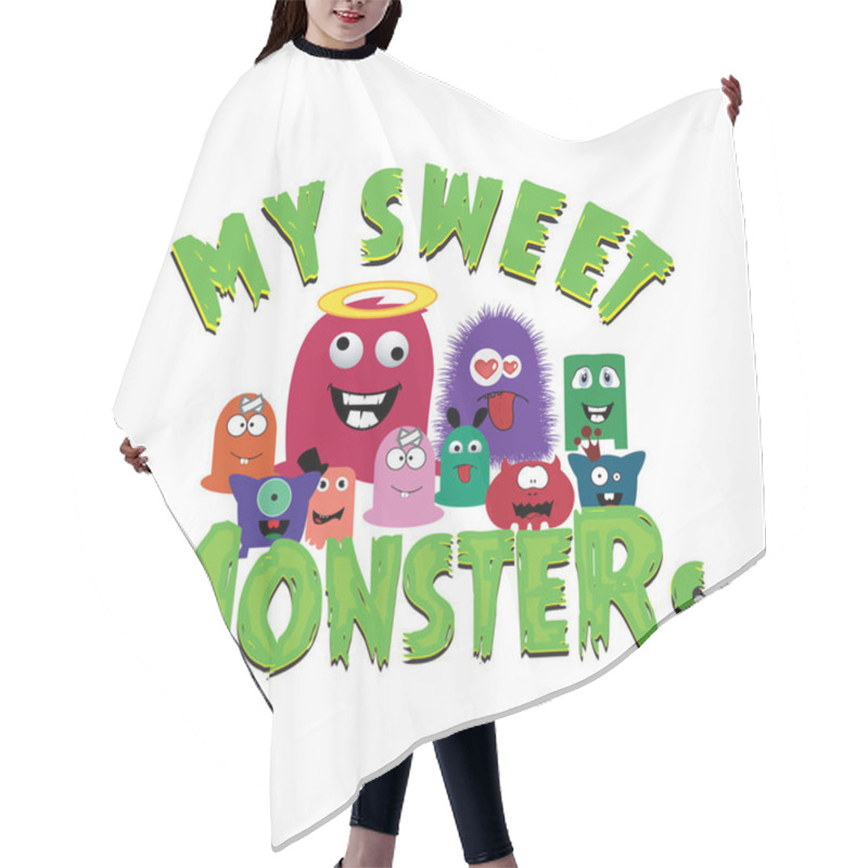 Personality  My Sweet Little Monster  Hair Cutting Cape