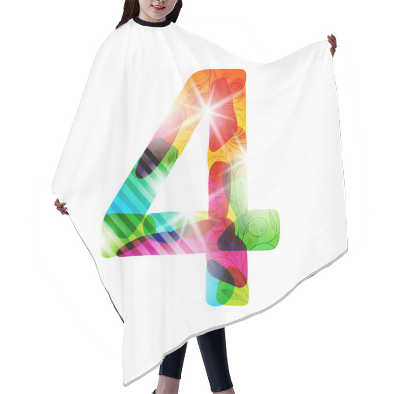 Personality  Number Four Hair Cutting Cape