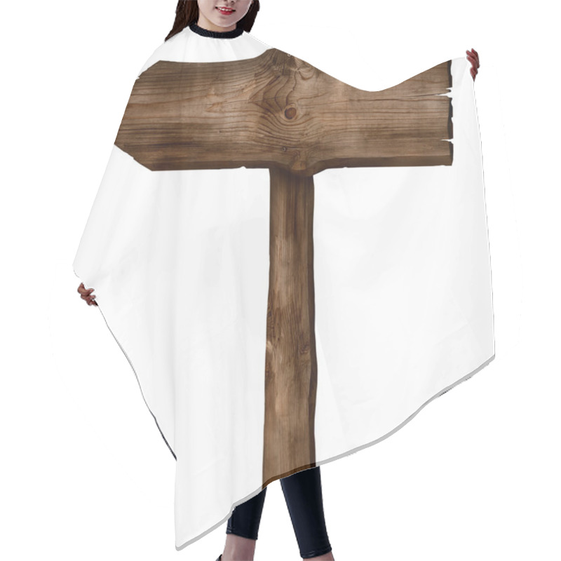 Personality  Wooden Arrow Sign Hair Cutting Cape