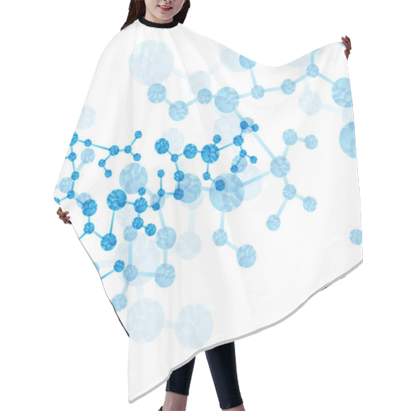 Personality  Dna Molecule, Abstract Background Hair Cutting Cape