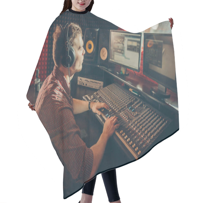 Personality  Professional Talented Sound Mixer Operator Hair Cutting Cape