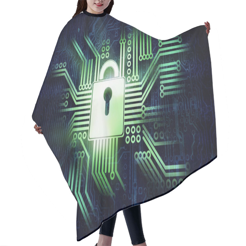 Personality  Micro Chip Hair Cutting Cape