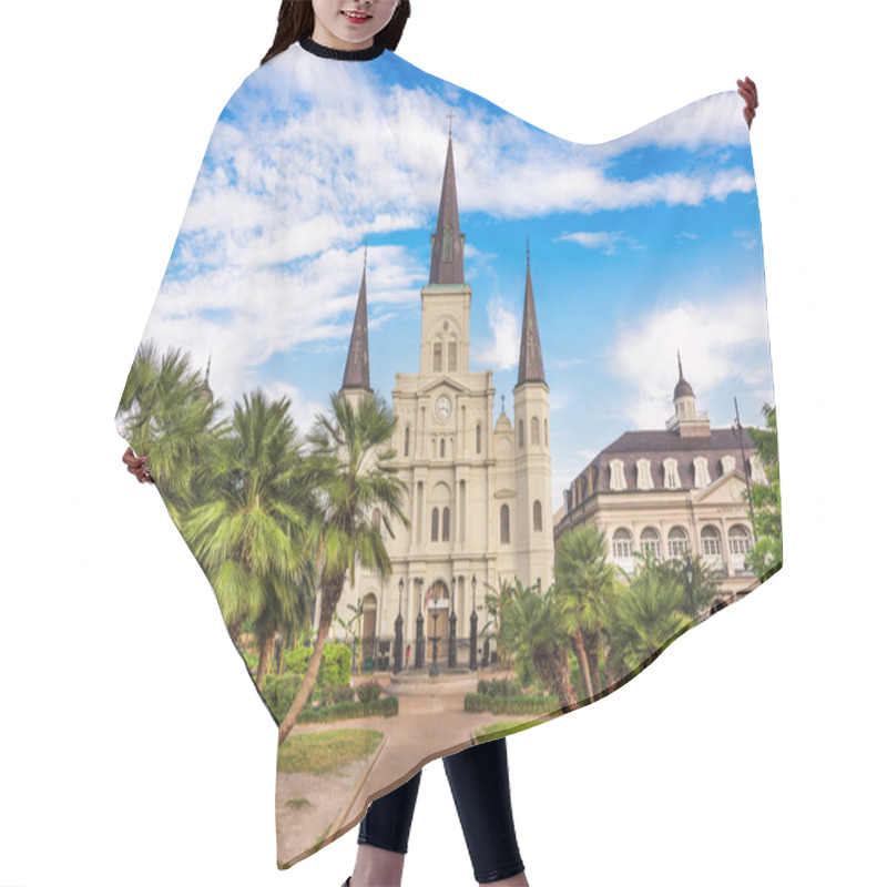 Personality  New Orleans Cathedral Hair Cutting Cape