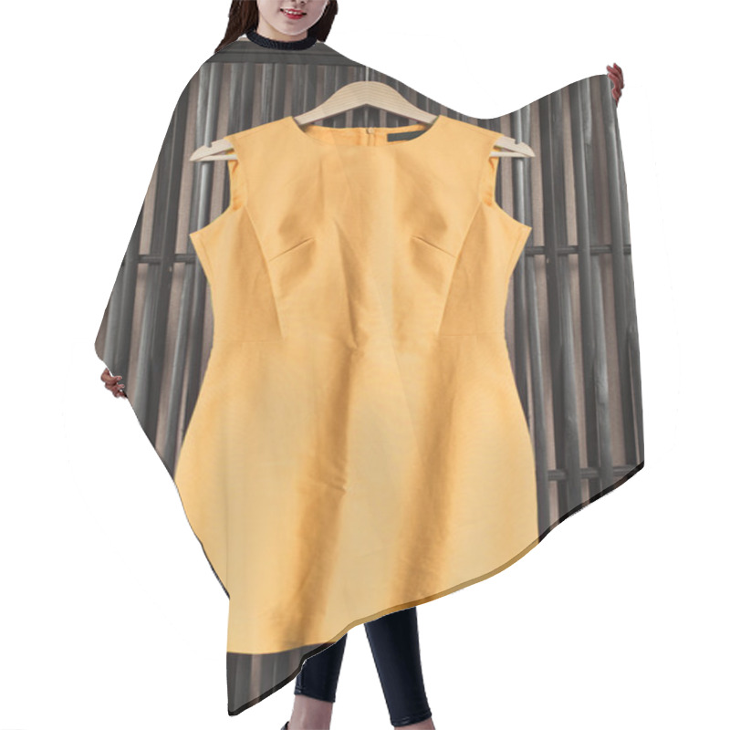 Personality  Dress On Clothes Rack Hair Cutting Cape