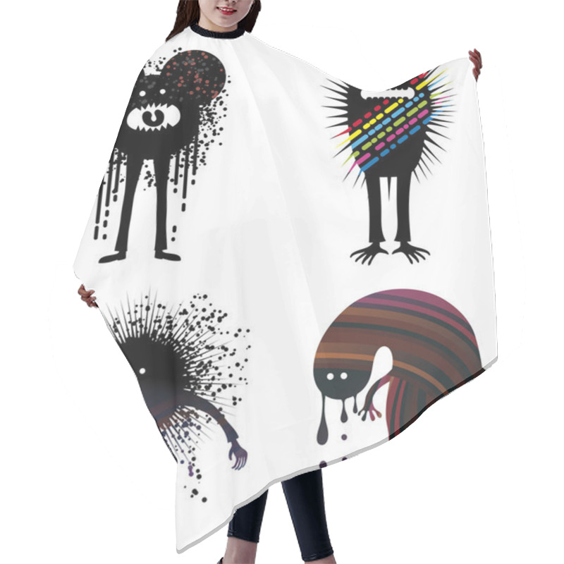 Personality  Four Strange Hair Cutting Cape